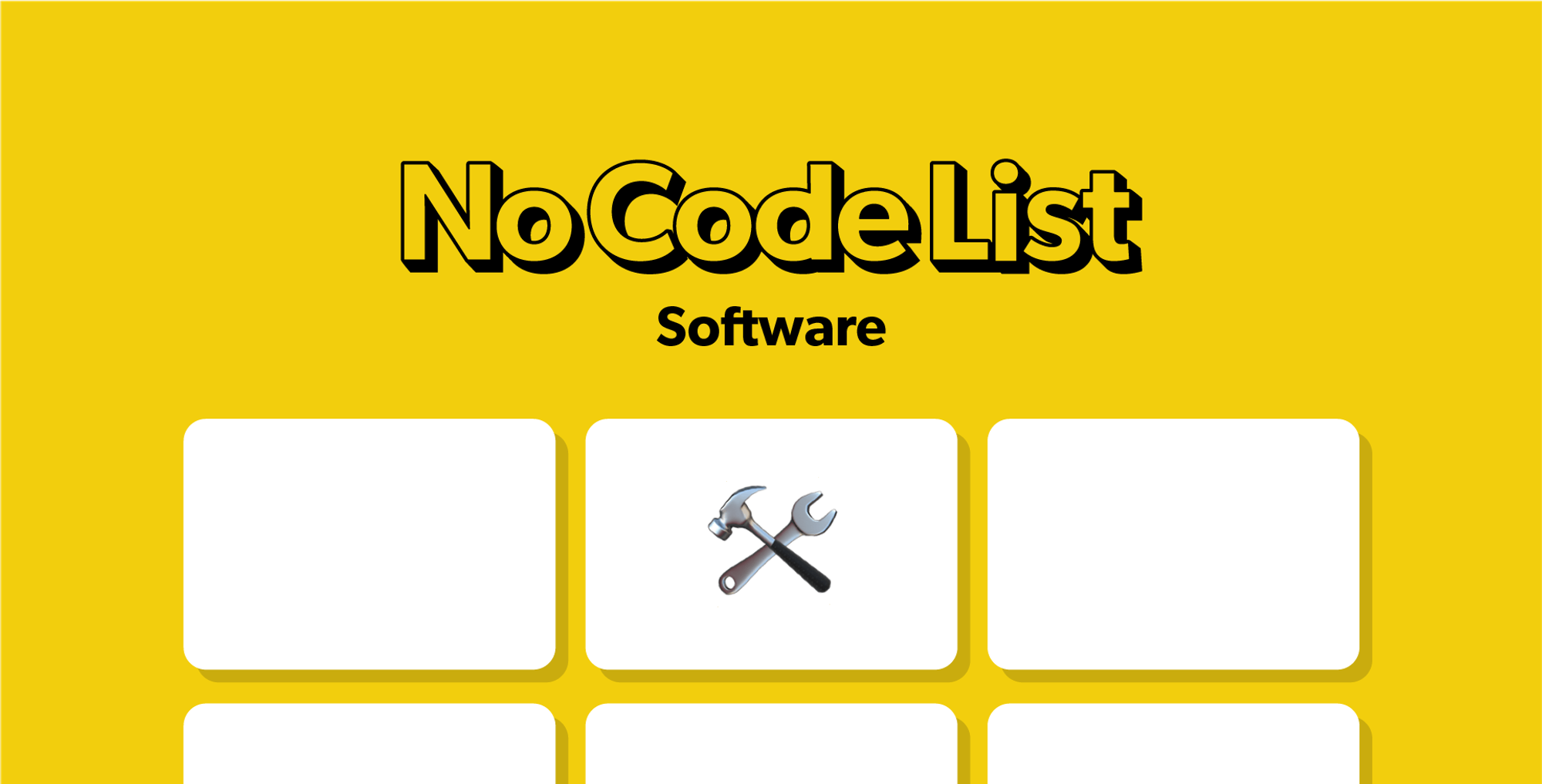 The No Code List - Software Reviews, and No Code Agencies